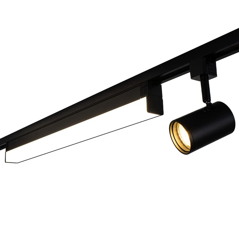 LED 1-Phasen-Stromschienenleuchte | 24 Watt | Schwarz | 60cm | 4000K – Naturweiß