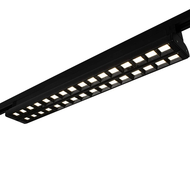 LED 1-Phasen-Duo-Schienenleuchte | Schwarz | 48 Watt | 60cm | 4000K – Naturweiß