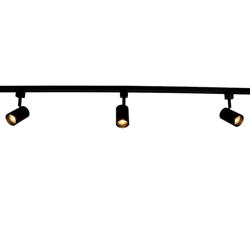 LED 1-Phasen-Schienenstrahler | Schwarz | GU10-Fassung