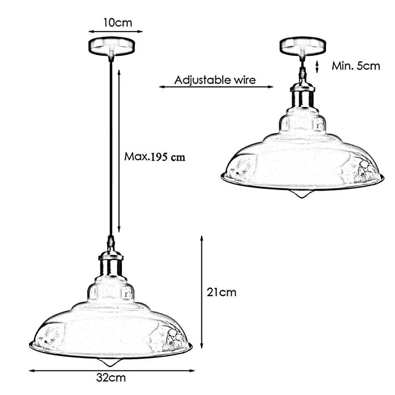 Klassischen Pendelleuchte für Schlafzimmer ~ 2824