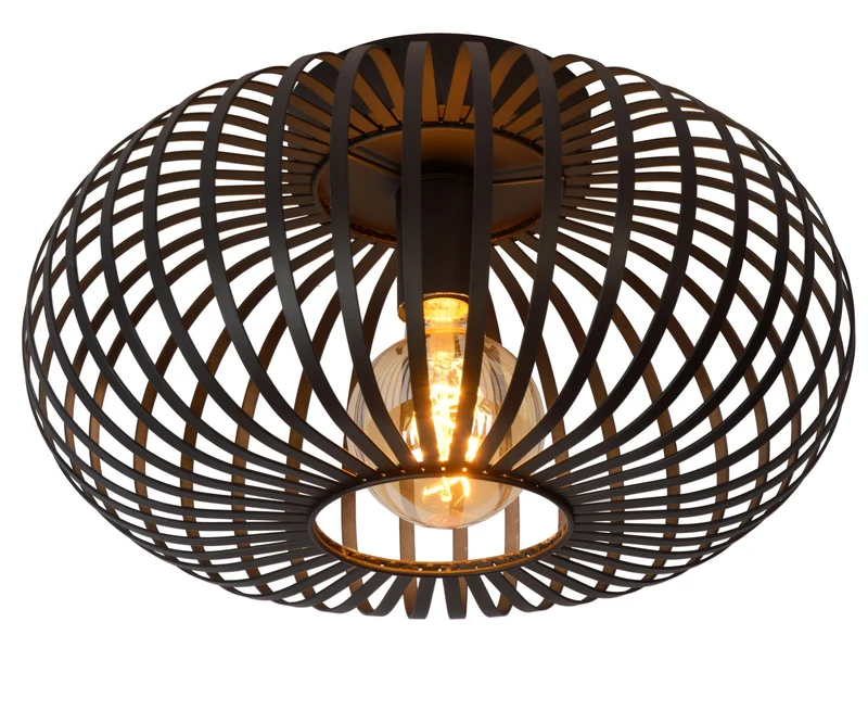 Deckenleuchte Manuela 1-flammig rund in Käfigoptik Ø 39,5cm