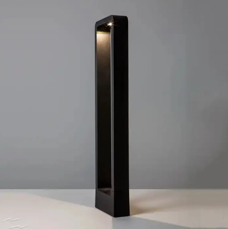 LED Garden Post - Stehende Außenleuchte | 7 Watt | 40cm | Schwarz | IP65 | 3000K - Warmweiß | BALI