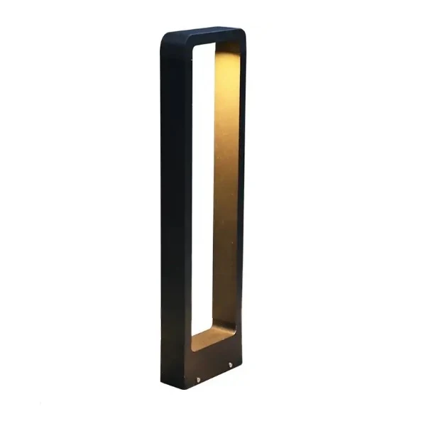 LED Garden Post - Stehende Außenleuchte | 12 Watt | 60cm | Schwarz | IP65 | 3000K - Warmweiß | BALI