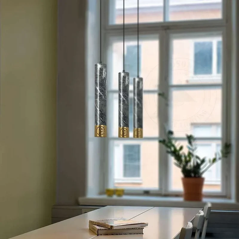 Moderne hängelampe led dimmbar zylindrische Design GU10-Sockel~ 2798