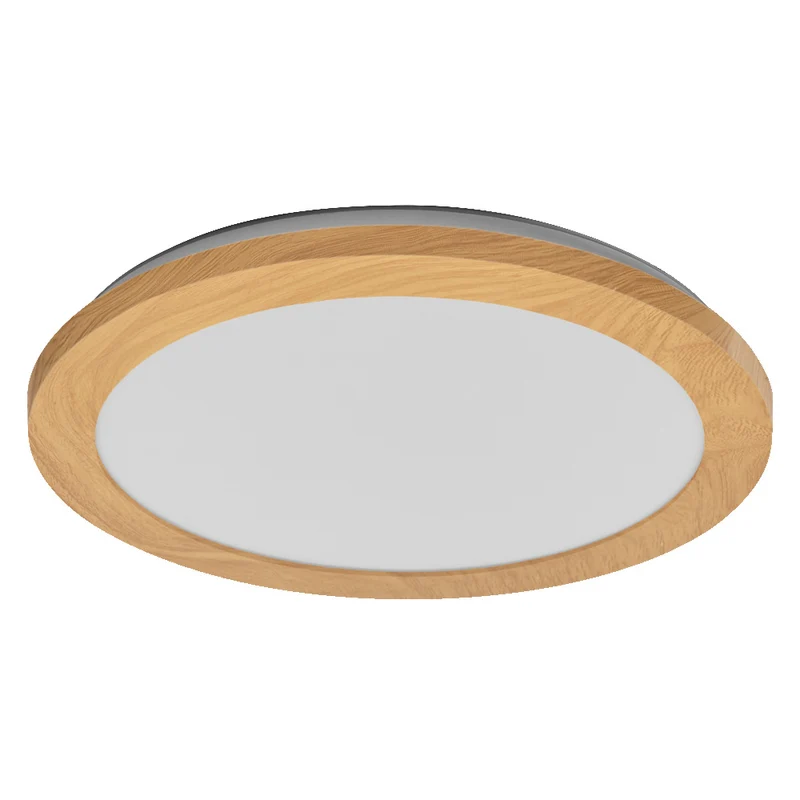OSRAM ORBIS Disc Badezimmer Deckenleuchte 30cm 22W IP44 Holzdekor