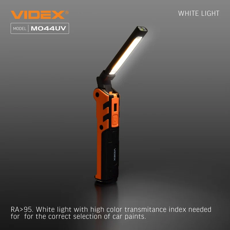 LED-Taschenlampe – Handlampe | Wiederaufladbar | 400 Lumen | 6500 K – Rot – UV