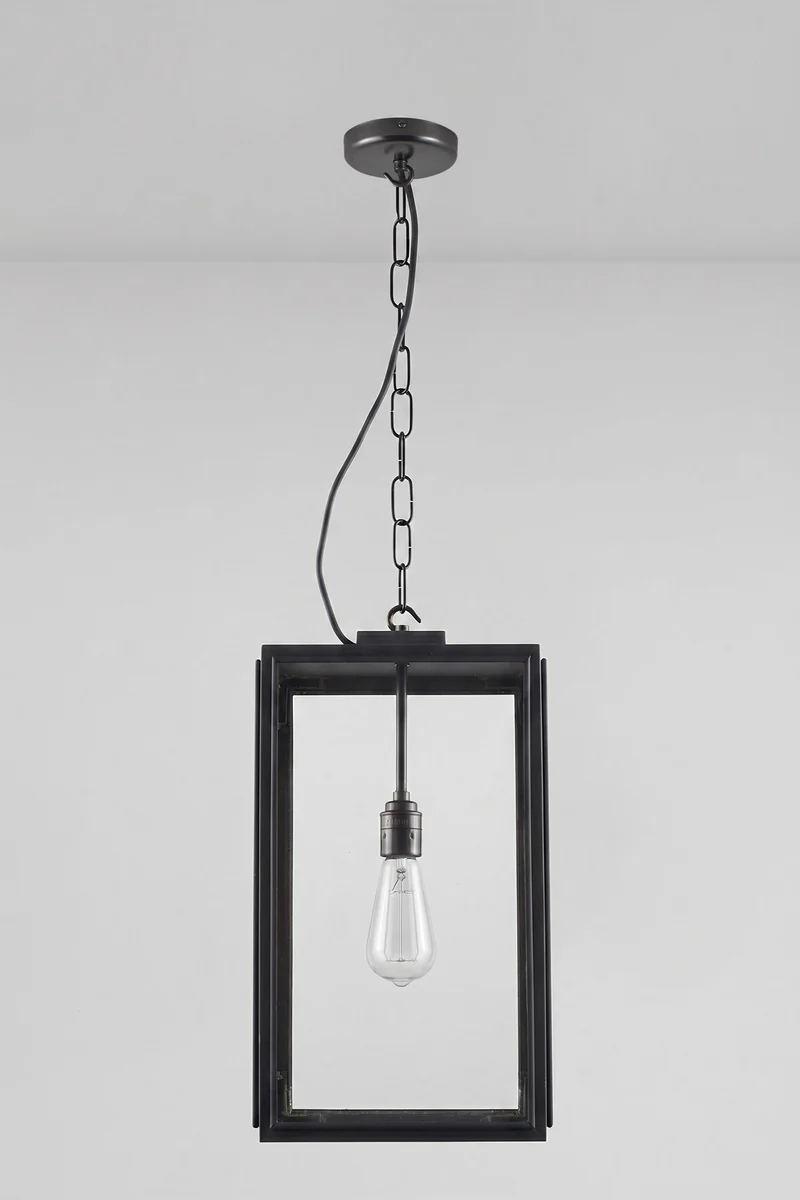 Square Pendant, Closed Top