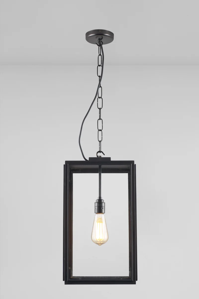 Square Pendant, Closed Top