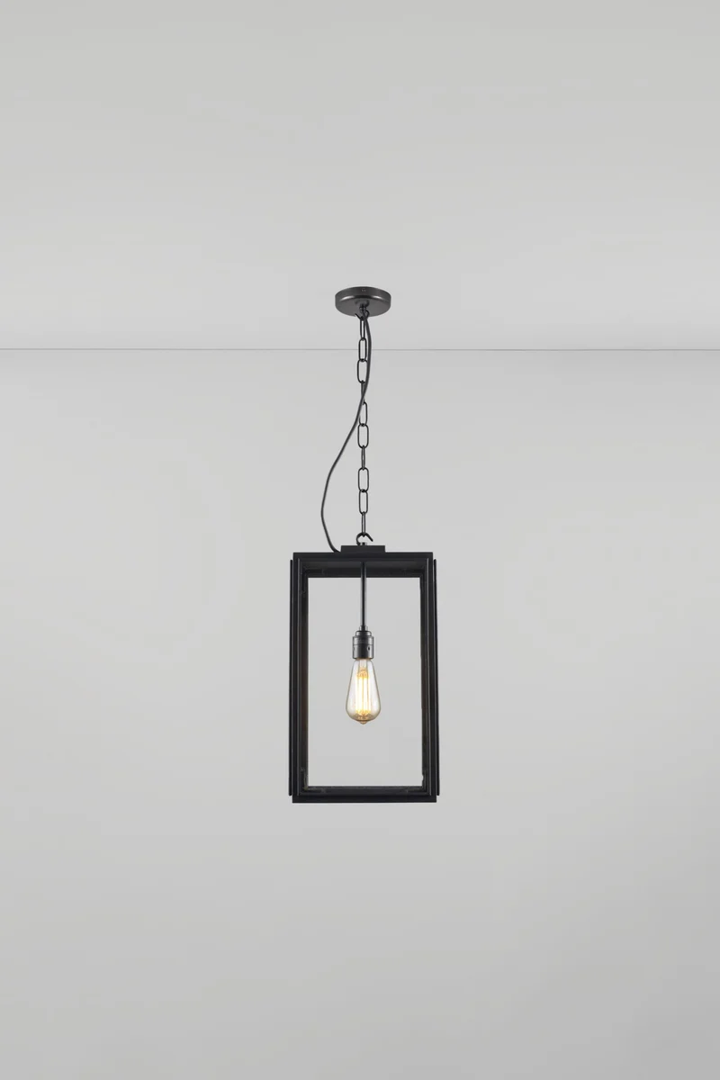 Square Pendant, Closed Top