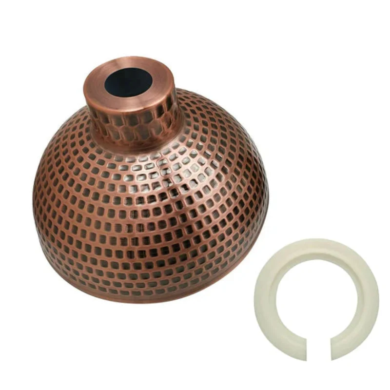 Lampenschirm Industrial – Gehämmertes Metall, 26cm, 5 Farben ~2726