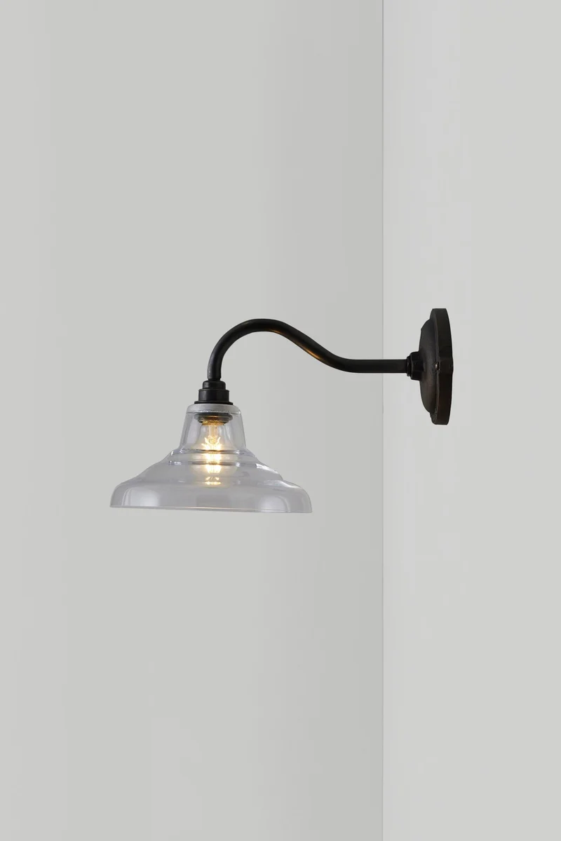 Glass School Wall Light Size 1