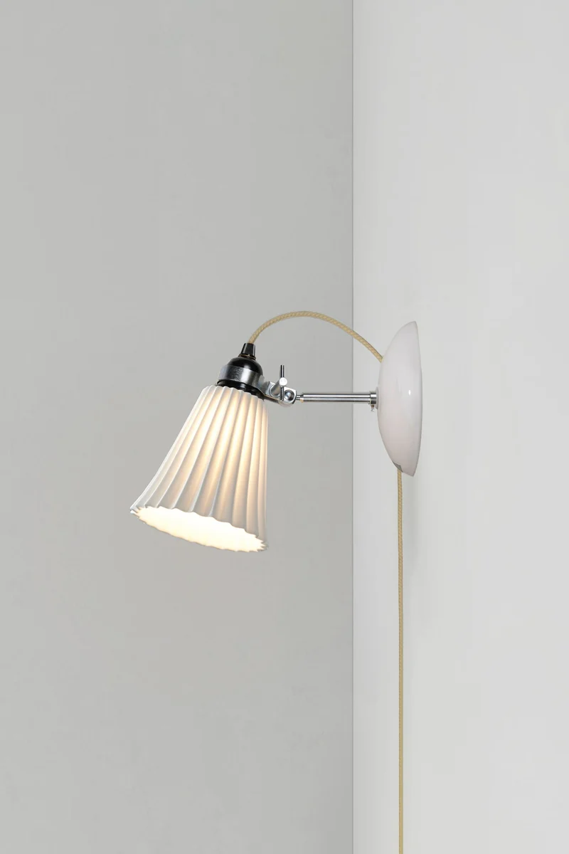 Hector Pleat Medium Wall Light, PSC