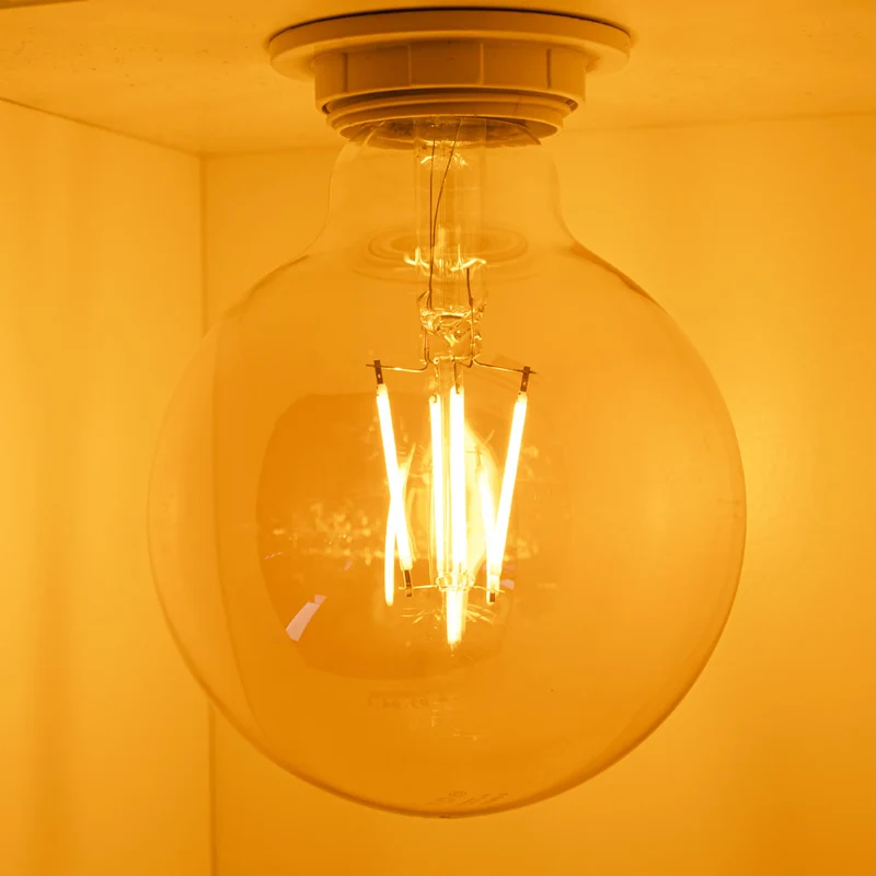 LED-Glühlampe 6W | G95 | 3-stufig dimmbar | E27 | 2700K – Warmweiß