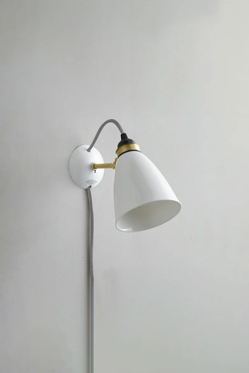 Hector 30 Wall Light, Plug, Switch and Cable