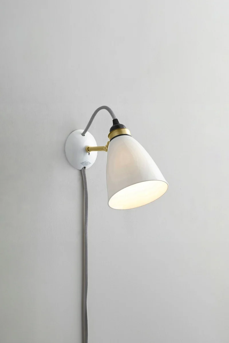 Hector 30 Wall Light, Plug, Switch and Cable