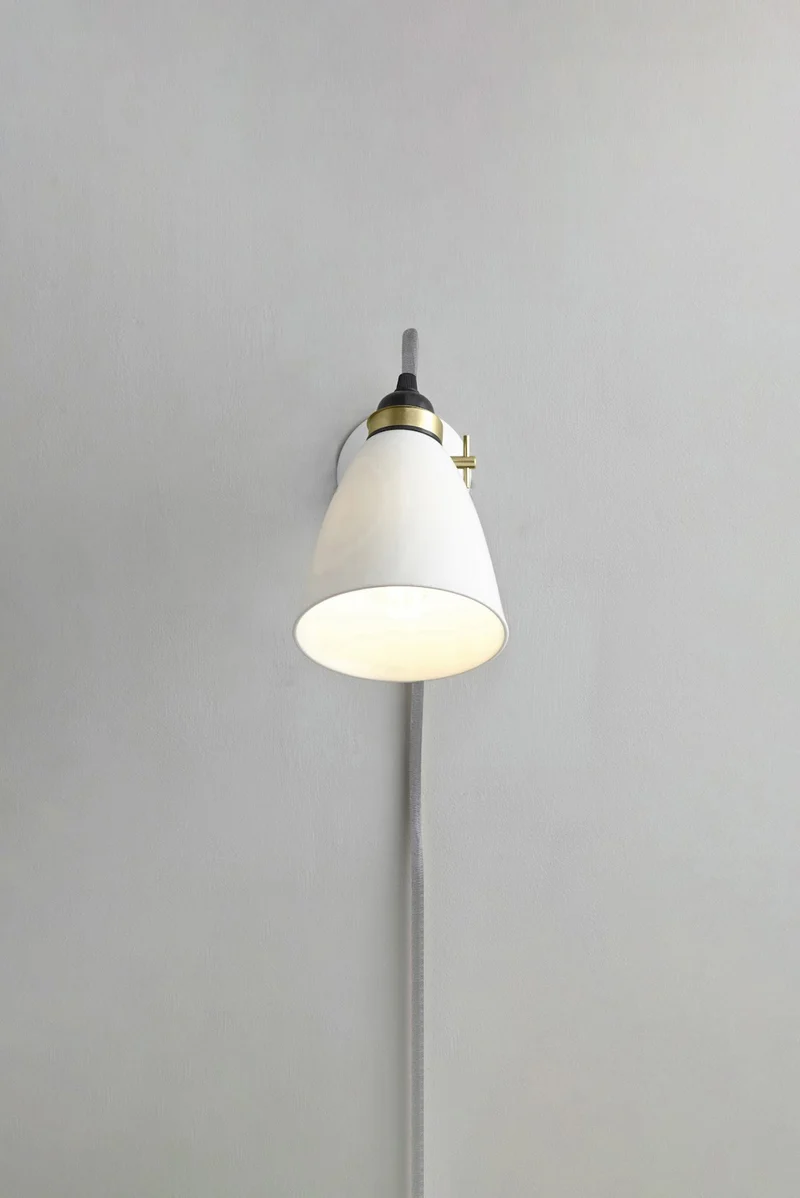 Hector 30 Wall Light, Plug, Switch and Cable