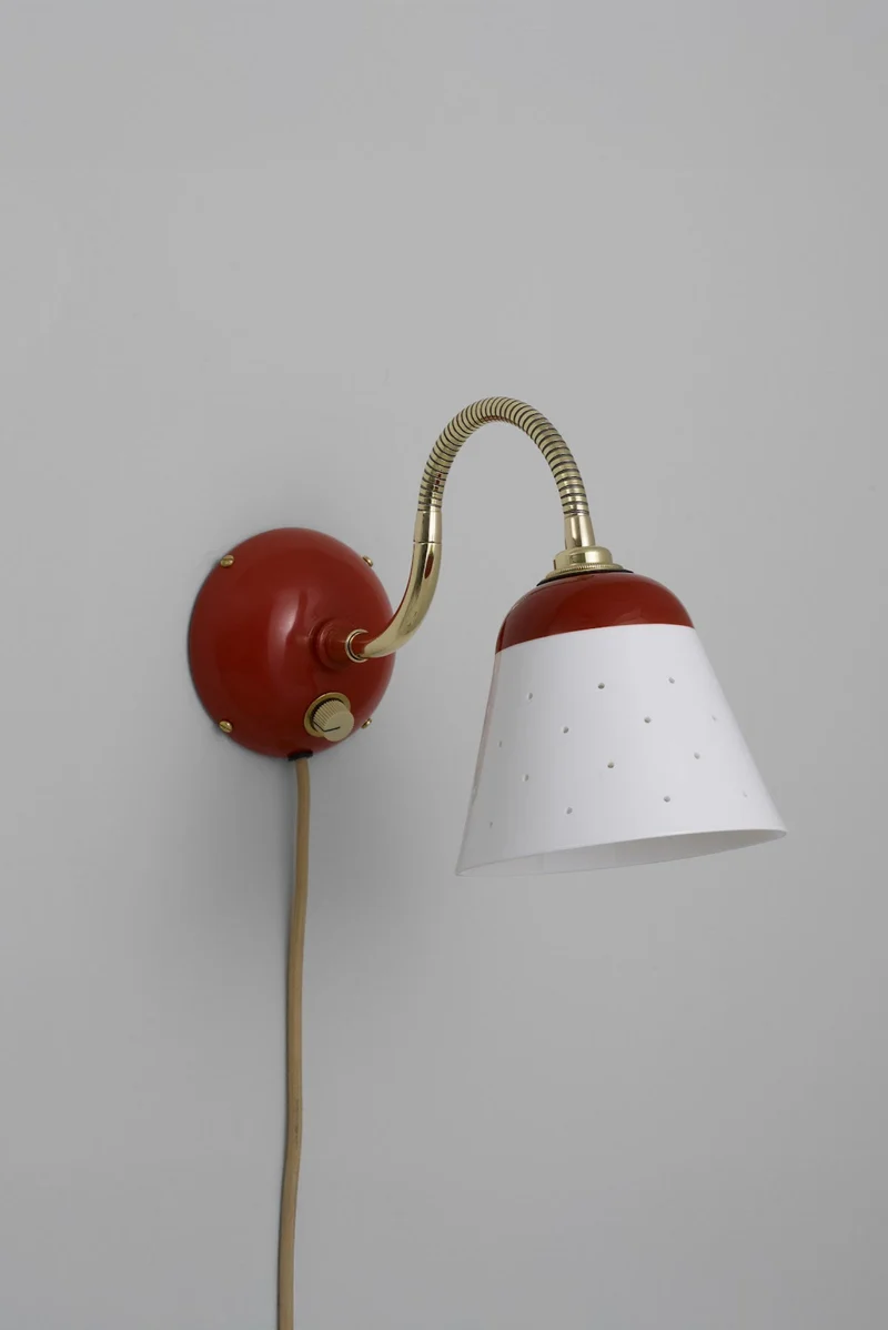 Alma Wall Light with Dimmer, Cable & Plug