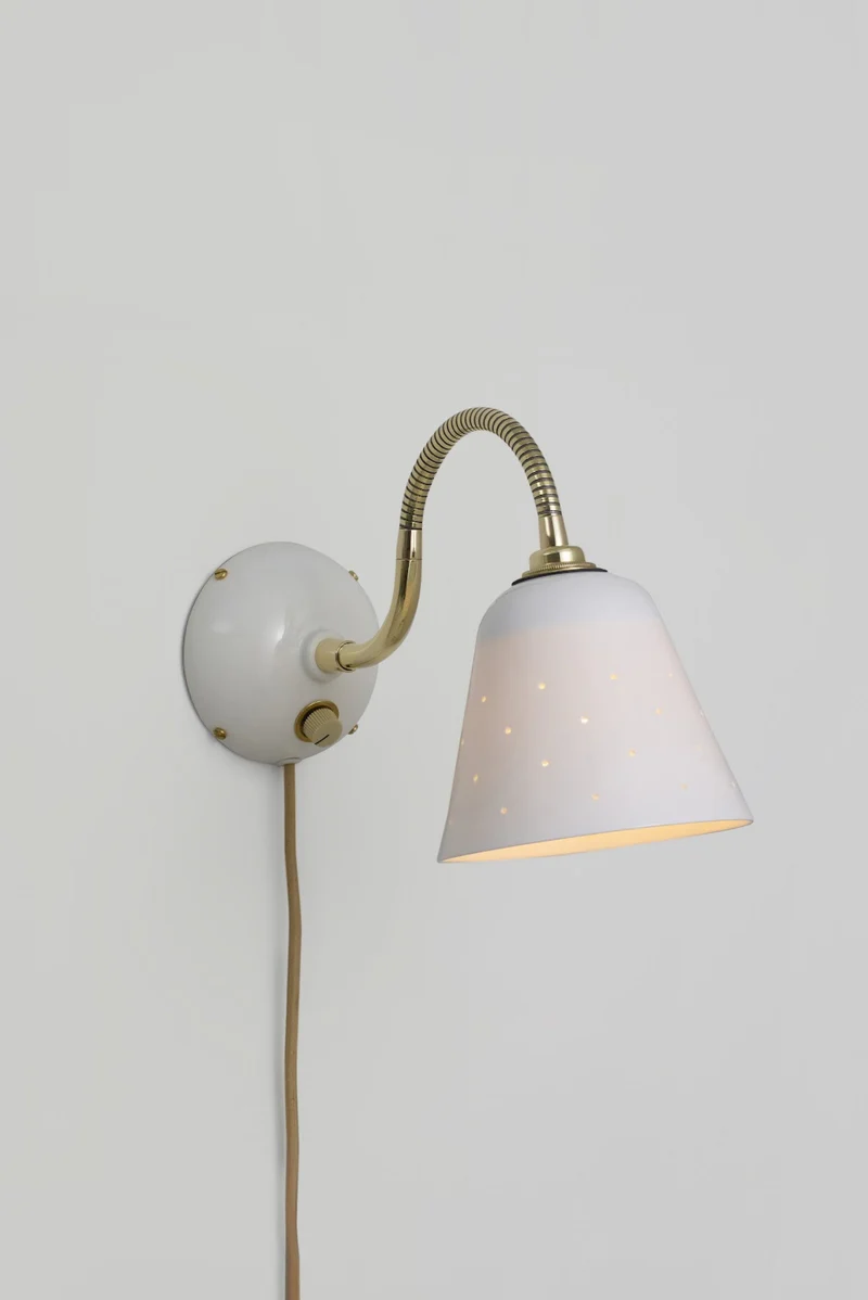 Alma Wall Light with Dimmer, Cable & Plug