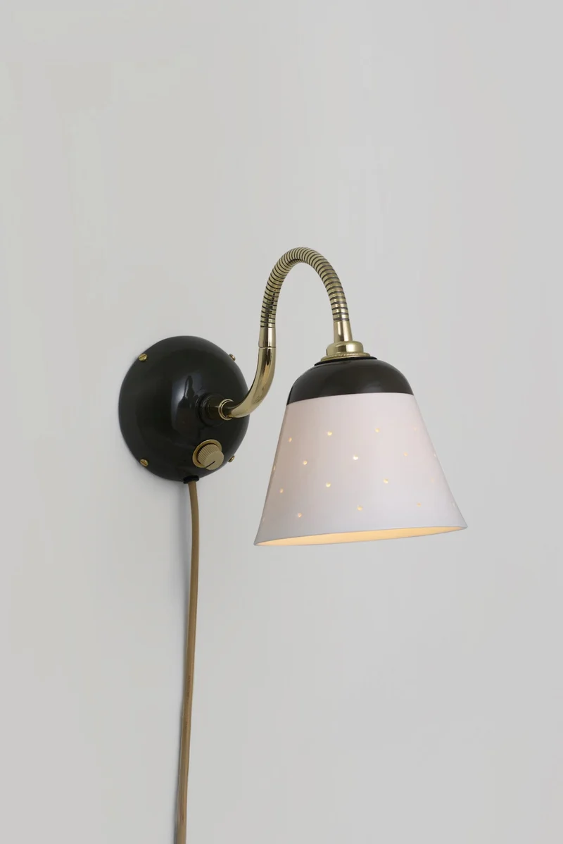 Alma Wall Light with Dimmer, Cable & Plug