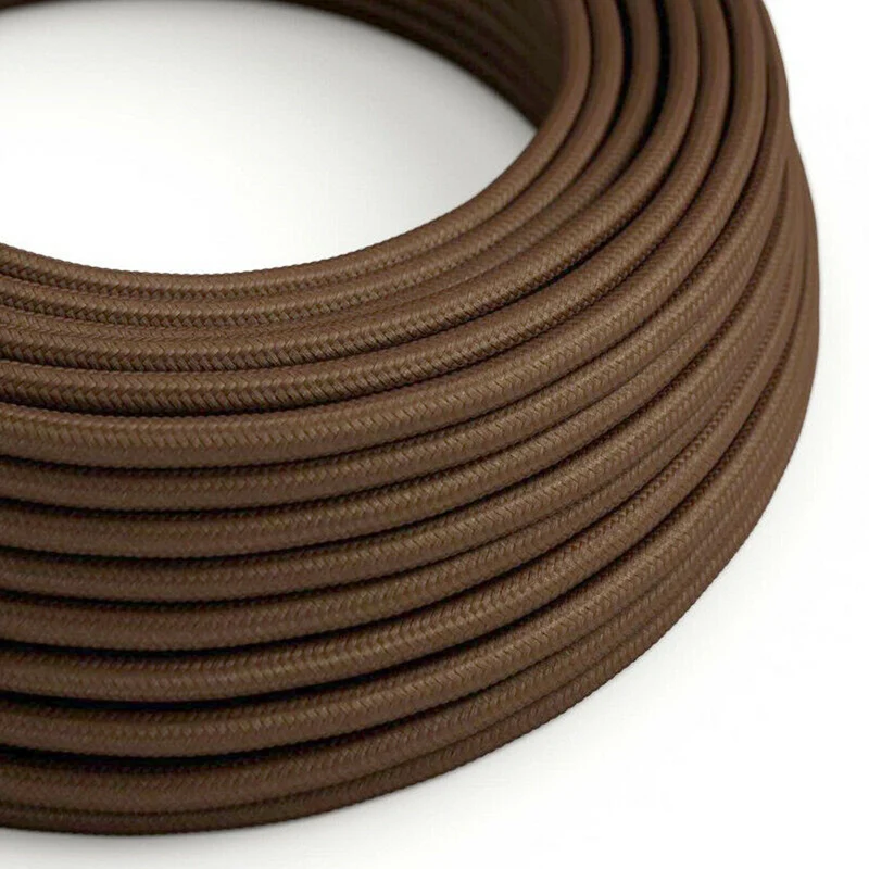 Vintage 2-adriges Stoffkabel 2x0,75 mm² – Kabel für Pendelleuchten & DIY-Projekte ~2663