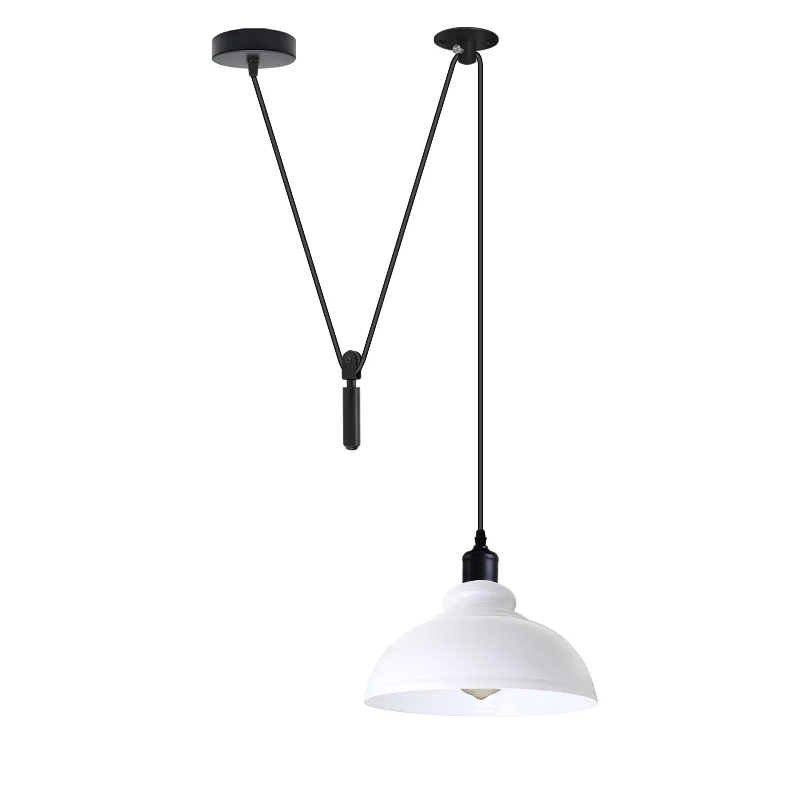 Industrial Pendelleuchte – Höhenverstellbar mit Seilzug, 29cm ~2850