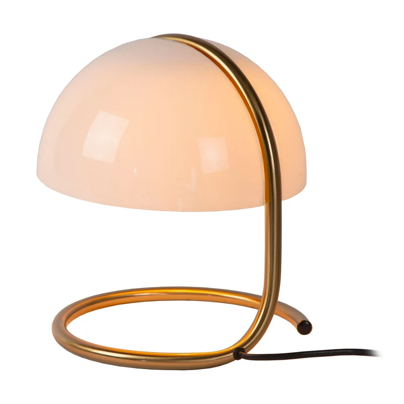 Tischleuchte Cato 1-flammig mit Glasschirm Ø 23,5cm
