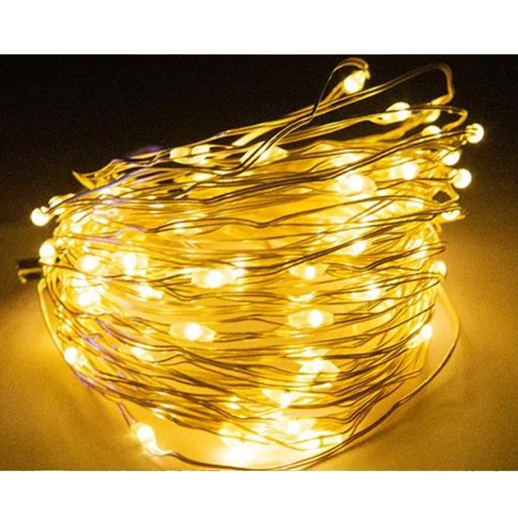 Solar-Lichterkette Twinkle | 10 Meter | 100 LEDs | Warmes Licht