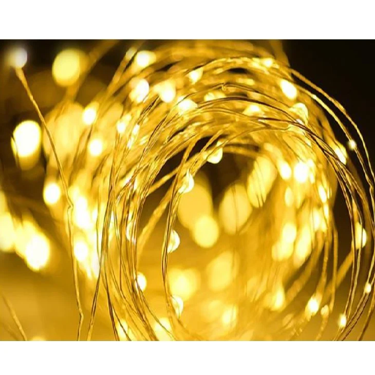 Solar-Lichterkette Twinkle | 10 Meter | 100 LEDs | Warmes Licht