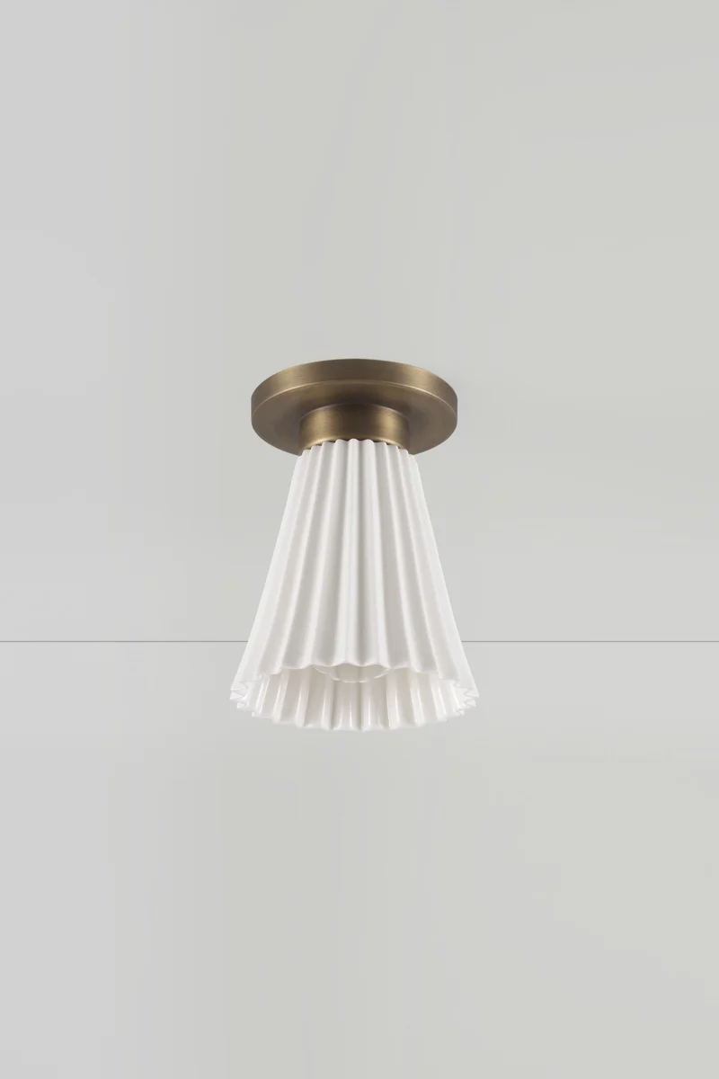Hector Pleat Medium Ceiling Light