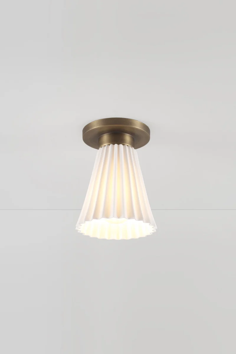 Hector Pleat Medium Ceiling Light