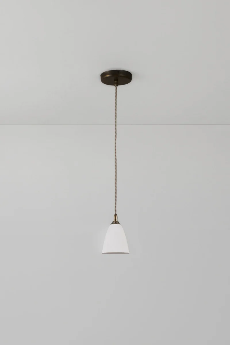Antique Brass Medium Dome Pendant