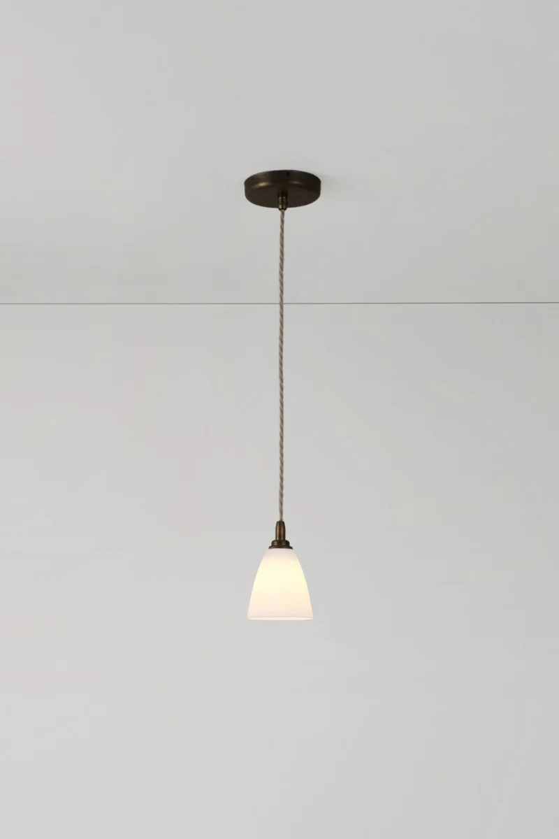 Antique Brass Medium Dome Pendant