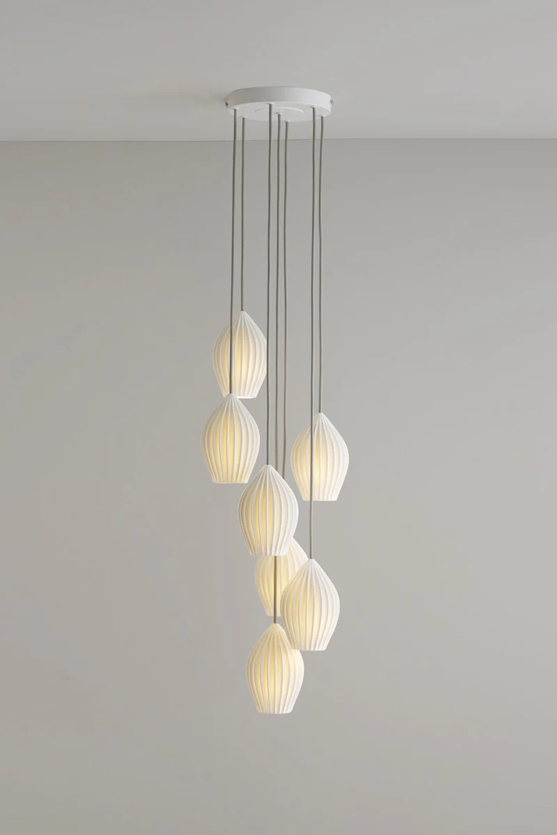 Fin Pendant Grouping of 7