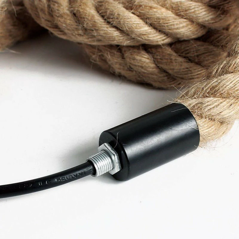 Knoten Hanfseil Pendelleuchte Einfaches Design | 1m & 2m ~2575