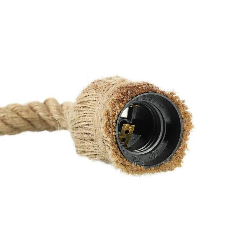 Knoten Hanfseil Pendelleuchte Einfaches Design | 1m & 2m ~2575