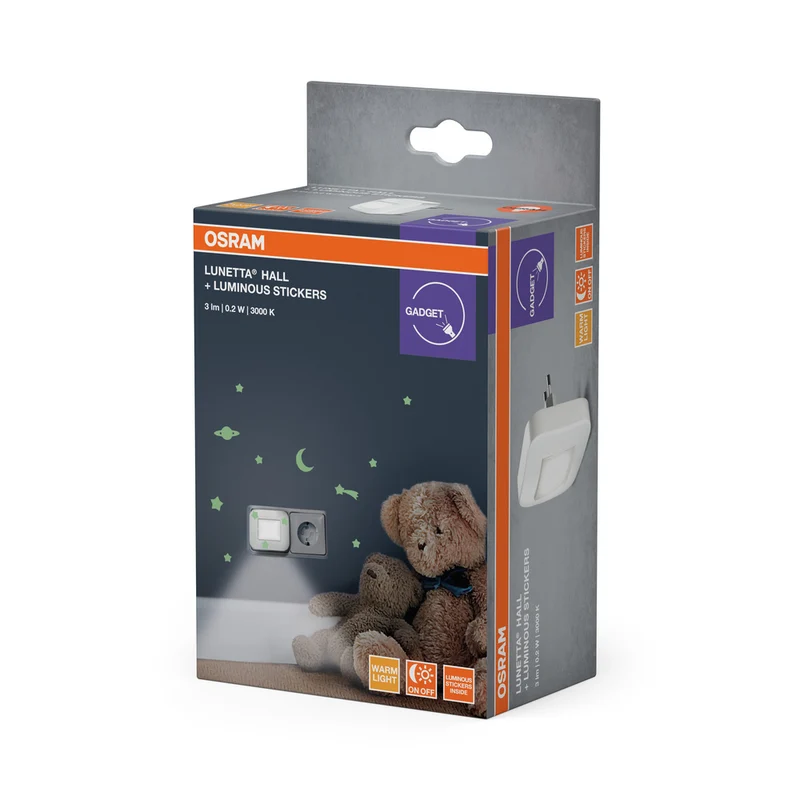OSRAM LUNETTA® Hall Steckdosen-Nachtlicht mit Kippfunktion