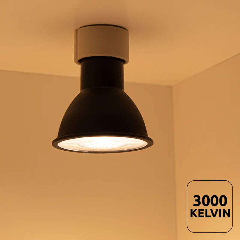 LED-Spot GU10 | Schwarz | 7Watt | 560lm | Dimmbar