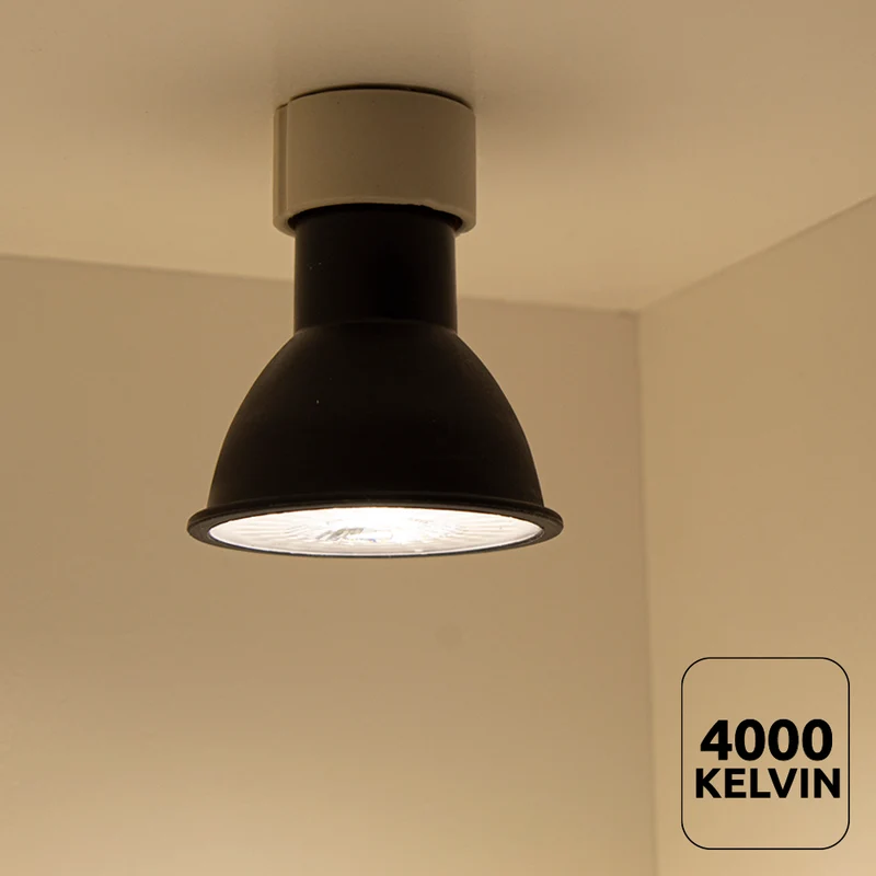 LED-Spot GU10 | Schwarz | 7Watt | 560lm | Dimmbar