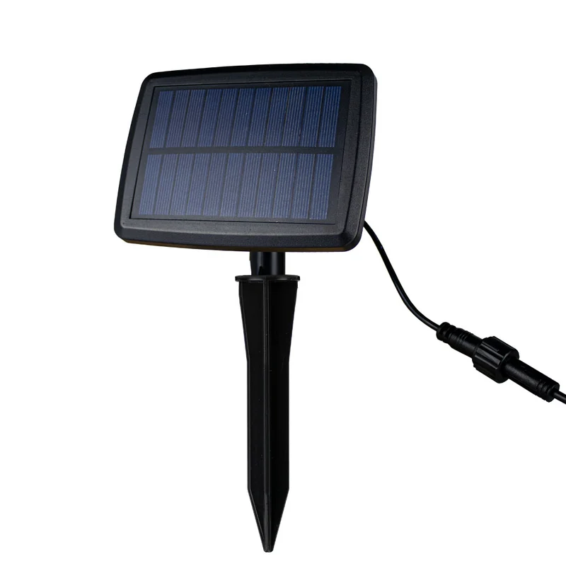 Solar-Lichterkette – Pin-Kabel | 10 Meter | 10 LEDs | Warmes Licht