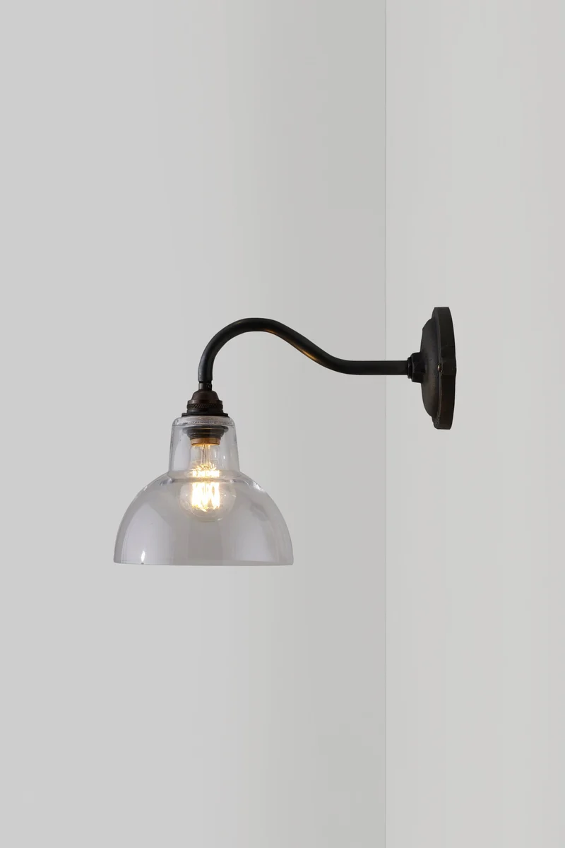 Glass York Wall Light Size 1