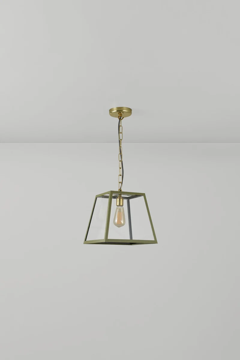 Quad Medium Pendant, Green