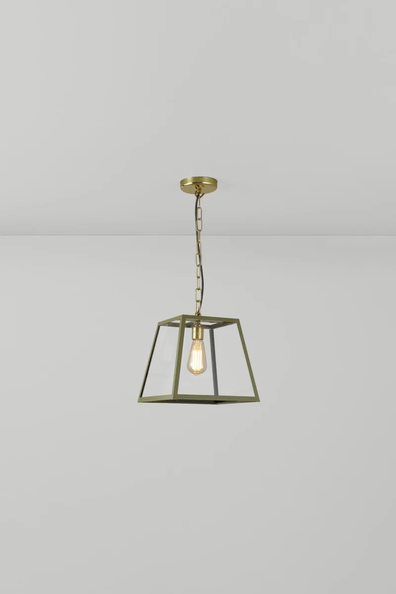 Quad Medium Pendant, Green