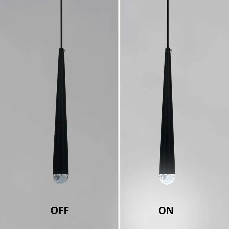 Moderne konische LED Aluminium Pendelleuchte/Industriebeleuchtung, Hängelampe für Wohn- und Esszimmer~2636