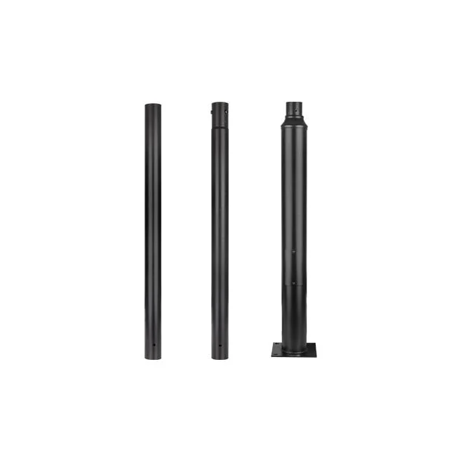 Schwarzer Lichtmast - Ø60mm | 3 Meter | Max. 6 Meter