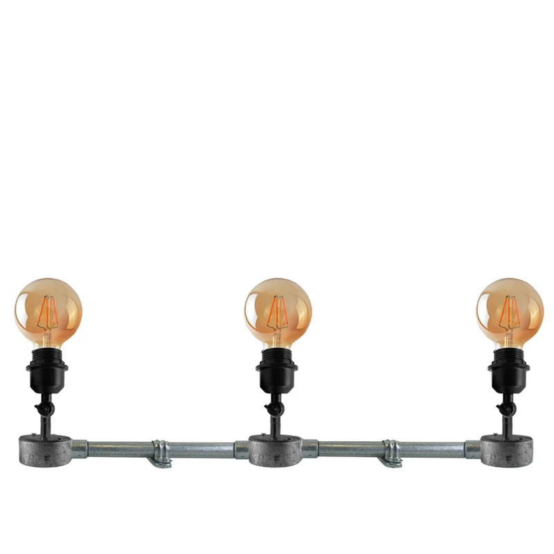 Verzinkte Deckenleuchte verstellbare Rohr lampen Unterputz leuchten~1881
