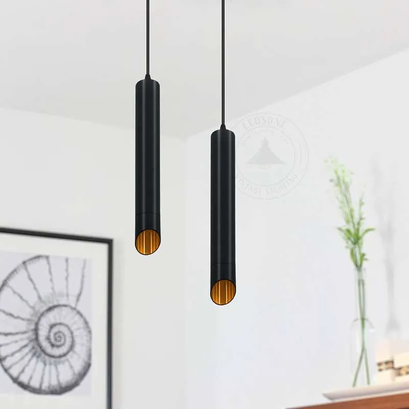 Pendelleuchten schwarz gold | Alumium | gu10 fassung~2612