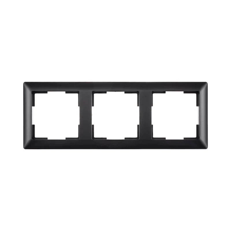 ION | Abdeckrahmen 3-fach | Mattschwarz | J1-Serie