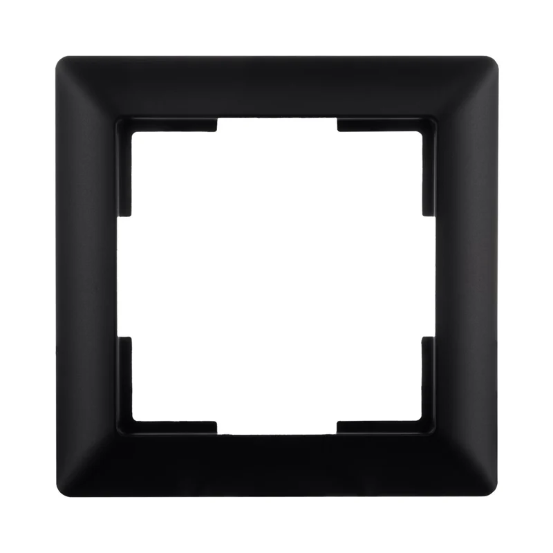 ION | Abdeckrahmen 1-fach | Mattschwarz | J1-Serie