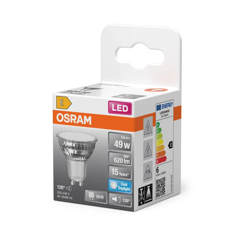 OSRAM LED Star Reflektor-Lampe, 6.9W, 620lm, GU10 , Kaltes Tageslicht