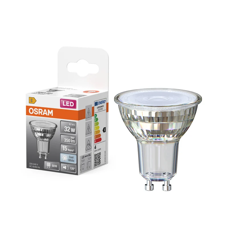 OSRAM LED Reflektor Lampe LED STAR PAR16 4.3W 840 GU10, 350 lm, 4000 K, Kaltweiß